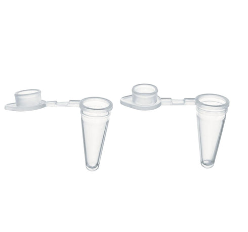 MUHWA 1000pcs PCR Tube with Flat Cap, Microcentrifuge tube, 0.1ml PCR Reaction Tube (0.1ml)...