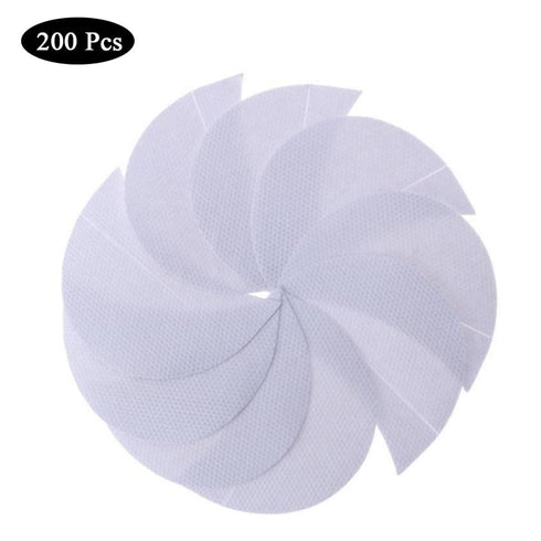 200 Pcs Eyeshadow Shields, Professional Lint Free Eye Pad Under Patches - Prevent Makeup Residue for Eyelash Extensions and Tinting Makeup...