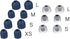 Ear Tips for WF-1000XM3, 7 Pairs Soft Silicon Ear Tips Compatiable with Sony WF-1000XM3 Wireless Noise Cancelling Headphones (Blue)...