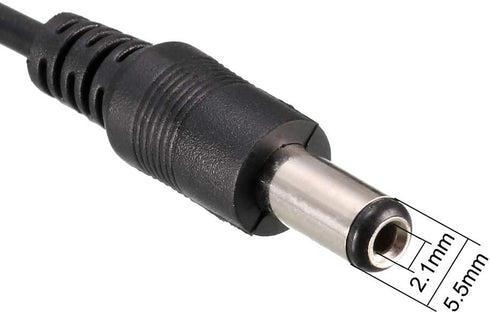 uxcell 1 Female to 2 Male 5.5mm x 2.1mm DC Power Splitter Cable for CCTV Cameras...
