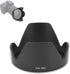 Lens Hood,Tulip Flower Lens Hood for EF-S 18-200mm f/3.5-5.6 is Lens,EW-78D ABS Mount Lens Hood Replacement,Lens Hood Shade for...