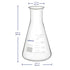 Glass Wide Mouth Erlenmeyer Flask, Borosilicate Glass Erlenmeyer Flask with Heavy Duty Rim, 250 ml Capacity (Pack of 1)...