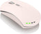 AooKoNi Wireless Mouse, Rechargeable 2.4G USB Optical Wireless Mouse, 3 Adjustable DPI Levels Silent Rechargeable Mouse for Laptops, PC, Computers...