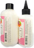Art Glitter Designer Dries Clear Adhesive 8 oz Refill & 4 oz with Applicator Tip, Multicolor...