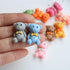 SUKPSY 50 Pcs Flatback Resin Charms Mixed Color Craft Making Embellishments Flat Back Scrapbooking Resin Buttons for Hair Clip Hair Accessories Ph...