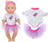 Doll Clothes 4 Sets Doll Fashion Outfits Fit for 43 cm New Born Baby Dolls 14-16-17 Inch Baby Dolls 15 inch Dolls 18 inch Dolls?No Doll...