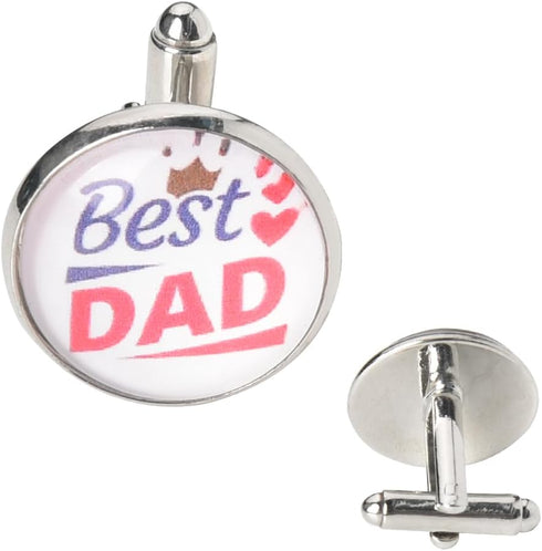 Best Dad Cufflinks for Men Dads Father's Day Gifts for Father Birthday Christmas Gifts for Men Daddy Cuff Links Gift...