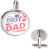 Best Dad Cufflinks for Men Dads Father's Day Gifts for Father Birthday Christmas Gifts for Men Daddy Cuff Links Gift...