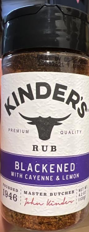 Kinder's Cali's Blackened Rub, 4.2 ounces...