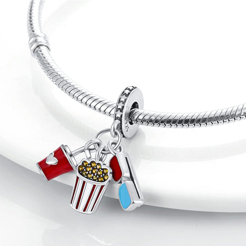 Parmuz 925 Sterling Silver Charm for Bracelet Necklace Dangle Love Mom Ocean travel Butterfly Party Birthday Charm Beads Pendants DIY Jewelry Gift...