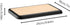 Dreamfarm Fledge Bamboo Dishwasher-Safe, Double-Sided Cutting Board with Non-Slip, Juice-Catching Flip-Up Silicone Edges - 10"x7", Bamboo...