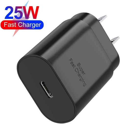 Type C Charger, 25W USB-C PD Fast Charging with 6ft Android Phone Charging Cable Compatible with Samsung Galaxy S24/S23 Ultra/S23/S23+/S22/S22 S21...