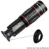 Cell Phone Camera Lens?Universal 18X25 Clip-On Monocular telescope Mobile Zoom lens Fits Most smartphones for BirdWatching, Traveling, Hunting, Fi...