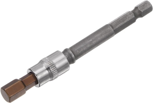uxcell H8 Hexagon Bit Socket, 1/4" Square Drive CR-V Sockets, S2 Steel Bits 1.5" Length with Hex Shank Power Drill Adapter...