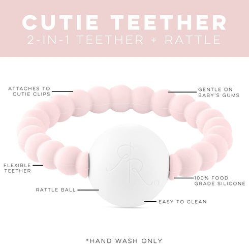 Ryan and Rose Cutie Teether Rattle (Pink)...