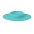 Nuby Sure Grip Silicone Feeding Bowl - Toddler Suction Plate - 6+ Months - Aqua...