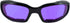 Global Vision Chicago Padded Riding Glasses (Black Frame/Purple Lens)...