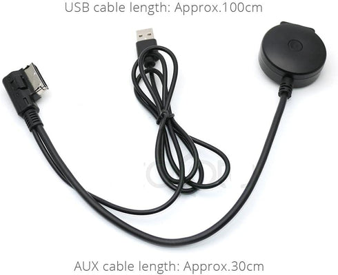 Bluetooth Receiver Car Kit Compatible with Audi A3 A4 A5 A6 A7 S3 S4 Q3 Q5 Q7,Wireless Music Interface AMI MMI Adapter,Premium CSR Chipset HiFi So...
