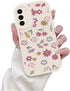 Designed for Samsung Galaxy A14 5G Case with Cute Flowers Floral Pattern for Women Girls Soft PU Leather Protective Case for Galaxy A14 5G-Pink...
