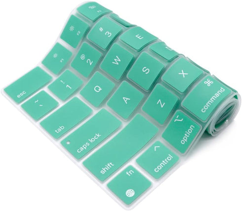 Stylish Keyboard Cover Silicone Protective Skin Keyboard Protector for MacBook 2025-2021 Pro 14" 16" M4 M3 M2 M1 Pro Max Chip,MacBook Air 15" 13.6...