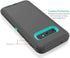 Galaxy S10 Defender Case, Protective Defender Shockproof Hybrid Case Dual Layer Design Hard Cover Compatible with Samsung Galaxy S10 (Purple-Teal)...