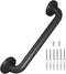 Metal Industrial Stairs Grab Wall Handrail Staircase Steps Indoor Exterior Outdoor Deck Hand Rail Safety Grab Bar (Matte Black) Handle for Stairs ...