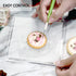 Cookie Decorating Turntable, Sugar Cake Cookie Decorating Supplies Kit-with Anti-Slip Silicone Mat,Turns Smoothly Easy Control and Convenient,5.7 ...