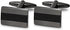 Mr.Van Handcrafted Carbon Fiber Cufflinks Rhodium Plated Cuff Links Set Business Christmas Gift...