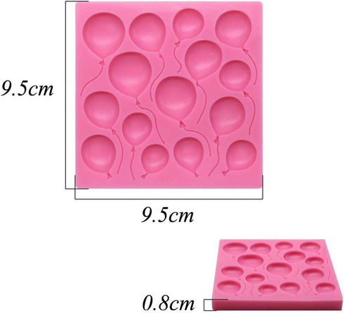 Air Balloon Cakes Moulds Safety Silicon Chocolate Cupcake Decor Cookie Candy Mould Baking Tools for Party Baby Shower Birthday...