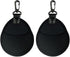 2 Pack Lens Filter Pouch Mini Storage Bag Sleeve Protective Case with Keychain Hook 2 Pockets For Camera CPL MC UV ND 25mm-72mm 43mm 46mm 49mm 52m...