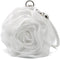 Rose Shaped Evening Bag Soft Satin Clutch Purse Floral Wristlet Handbag for Women Wedding Party Purse...