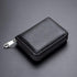 Genuine Leather Credit Card Holder Wallet RFID Blocking Secure Card Case ID Case Organizer Zipper Wallet (A-Classic Black)...