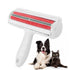 Pet Hair Remover - Grooming Roller for Pet Hair - Cat and Dog Hair Remover for Sofa, Furniture, Carpet, Car Seat, Reusable Roller with Base, white...