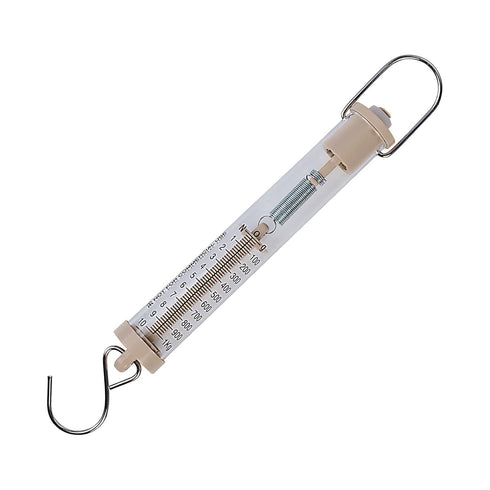 Newton Force Meter Spring Scale - Max Capacity 3000g/30N, Dual Scale Labeled White Scale (1)...