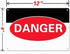 Metal Sign Great Aluminum Tin Sign Beware of Dog Dog is Contained by an Invisible Fence 8 X 12 Inch...