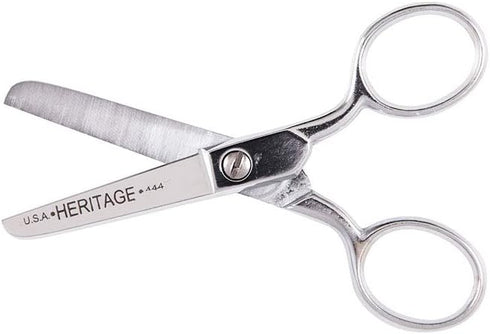 Klein Tools 444HC Scissors, Safety Scissors for Cutting Thread, Yarn, and More, 4-Inch...