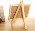 5 Pack 4.9" Mini Wood Display Easel, Natural Wooden Tripod Holder Stand for Displaying Small Canvases, Business Cards, Photos...