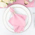 Cloth Stain Resistant Easter Dinner Pink Cloth Napkins 17in Iron Non Easter Dinner Spring Wedding Parties Patio Easter Dinner Pink Napkin 17"x17" ...
