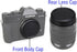 Rear Lens Cap + Fuji X Body Cap Cover for Fujifilm X-T5 X-T4 X-T3 X-E4 X-T2 X-T1 X-S10 X-T30 II X-T20 X-T10 X-T200 X-T100 X-PRO3 X-PRO2 ..X Mount ...