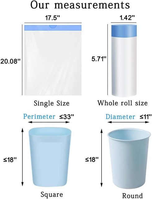 4 Gallon Trash Bag, Drawstring small trash Bags 60 Count,Small Garbage Bags for Office Bedroom Bathroom, Unscented White Tall Kitchen Trash Bags...