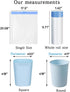 4 Gallon Trash Bag, Drawstring small trash Bags 60 Count,Small Garbage Bags for Office Bedroom Bathroom, Unscented White Tall Kitchen Trash Bags...