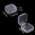 DUOFIRE Small Containers with Lids 24 Packs Plastic Box Clear Small Storage Containers Bead Organizer for Beads, Crafts, Jewelry, Items (1.38x1.38...