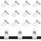 100 Pcs 3/8 Inch R-Type Clip Clamp, Nylon P-Type Mounting Clips, Cable Clip Wire Clamp for Wire Management, Stainless Steel Screws Included...