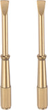 2pcs Mini Bracelet Screwdriver 4mm Titanium Steel Slotted Screw Driver with 5mm Width Non-slip Handle for Bracelet Repair Screwdriver Tools, Gold ...