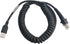 USB Cable Coiled 3 Meter, Type A USB to RJ45 Barcode Scanner Cable for Datalogic GD/GM/QD/QM Series GD4330 GD4430 (3M / 9FT Coiled USB Port)...