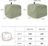 Toaster Cover 2 Slice, Soild Color Sage Green Bread Maker Cover Toaster Dust Cover with Pockets, Dust-Proof Cover for Kitchen Small Appliance 12x7...