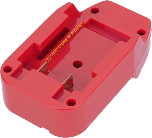 1x Adapter Fits Bauer 20v MAX Cordless Tools Compatible with Porter Cable 20 MAX (NOT 18v) Lithium Batteries - Adapter Only, RED (BP-BE20)...