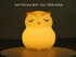 WHA&DARREN Owl Night Lights Kids, Silicone Light Bedside Lamp, Baby Nursery Light, Sleep Night-Light, Squishy Night Light for Kids Room, Animal Ni...