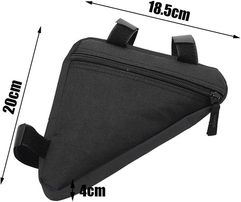 Bike Bag, Bicycle Frame Storage Bag, Bike Triangle Pouch, Bike Saddle Bag, Bike Top Tube Bag, Bike Seat Bag, Mountain Bike Accessories Pack for Ph...