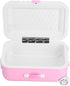 Baby Suitcase Toy Cute Plastic Dolls Travel Suitcase Mini Size Trolley Case Carry On Luggage Simulation Rolling Suitcase Toy()...